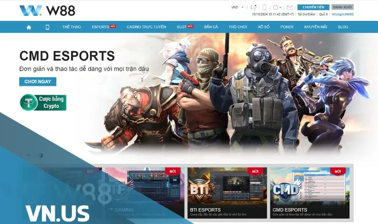 Giới thiệu đôi nét về sảnh CMD ESPORTS W88 Giới thiệu đôi nét về sảnh CMD ESPORTS W88